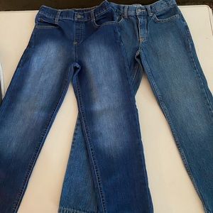 2 pair of boys like new jeans